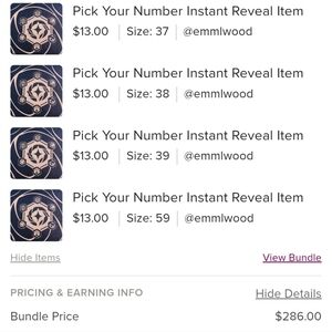 Bundle From LIVE show For Emmlwood